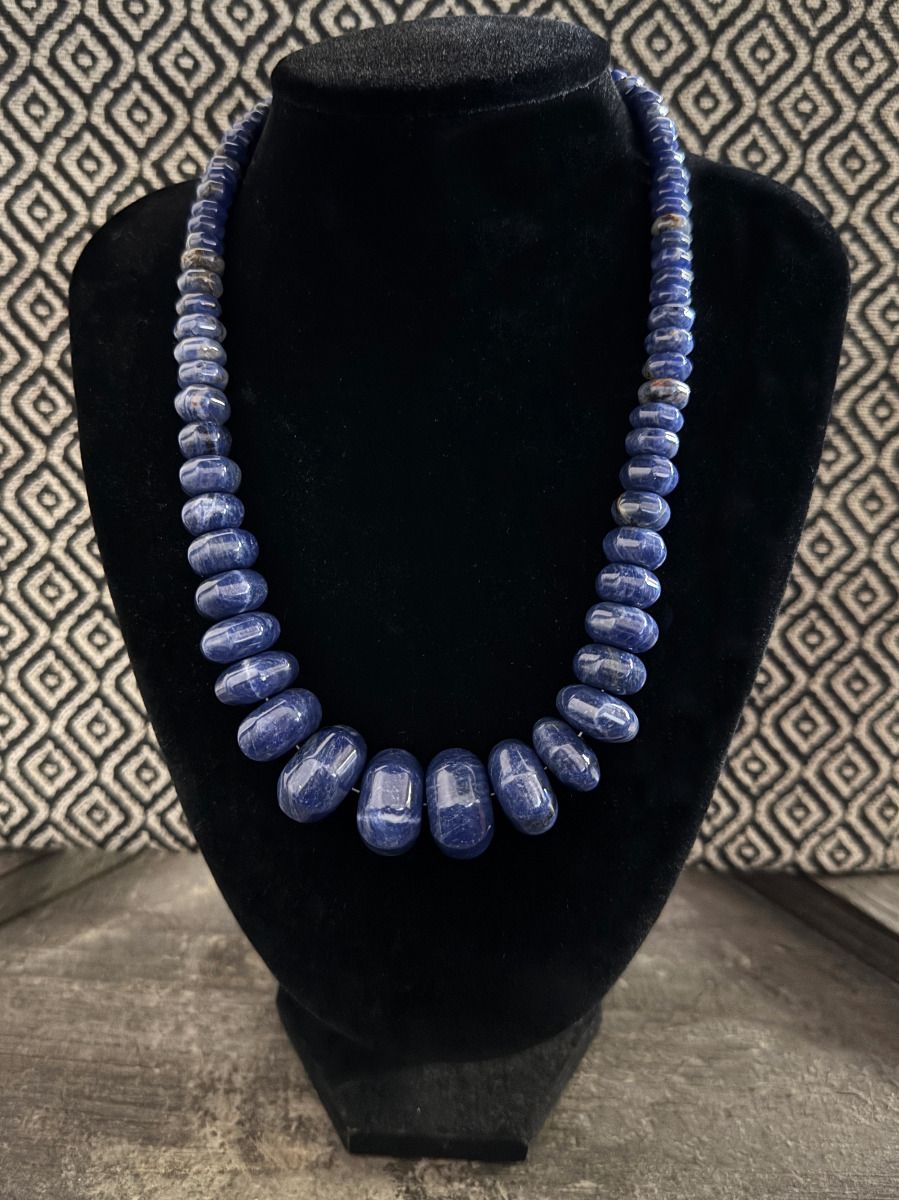 Sodalite Rondelle Necklace