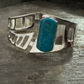 Red Skin Contemporary Turquoise Cuff