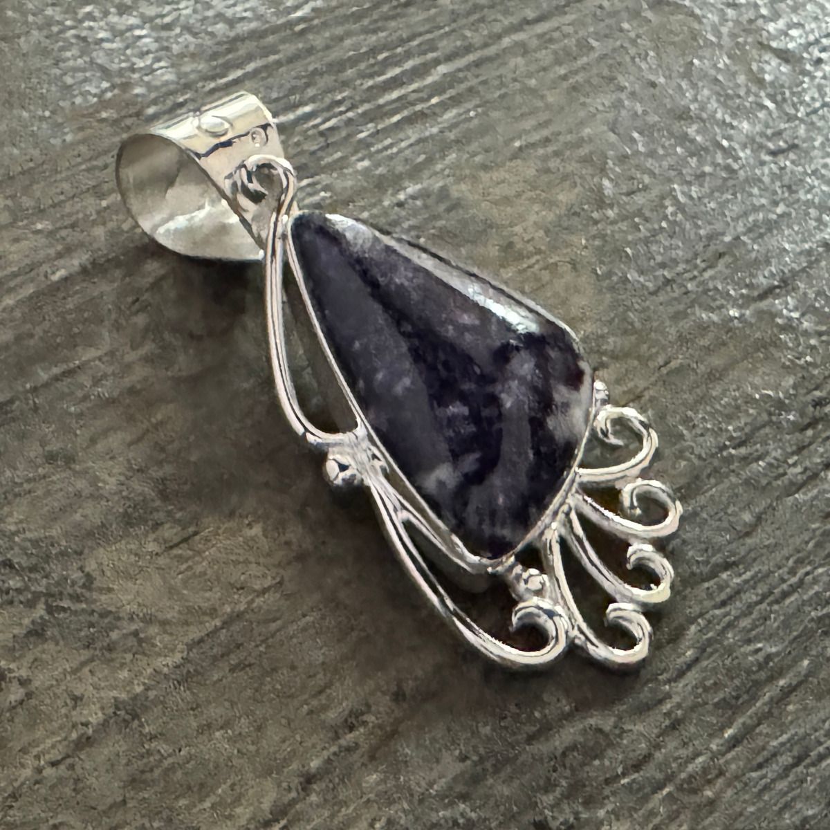 Purple Lepidolite Pendant