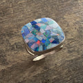 Micro Opal Squared Ring - Size 6