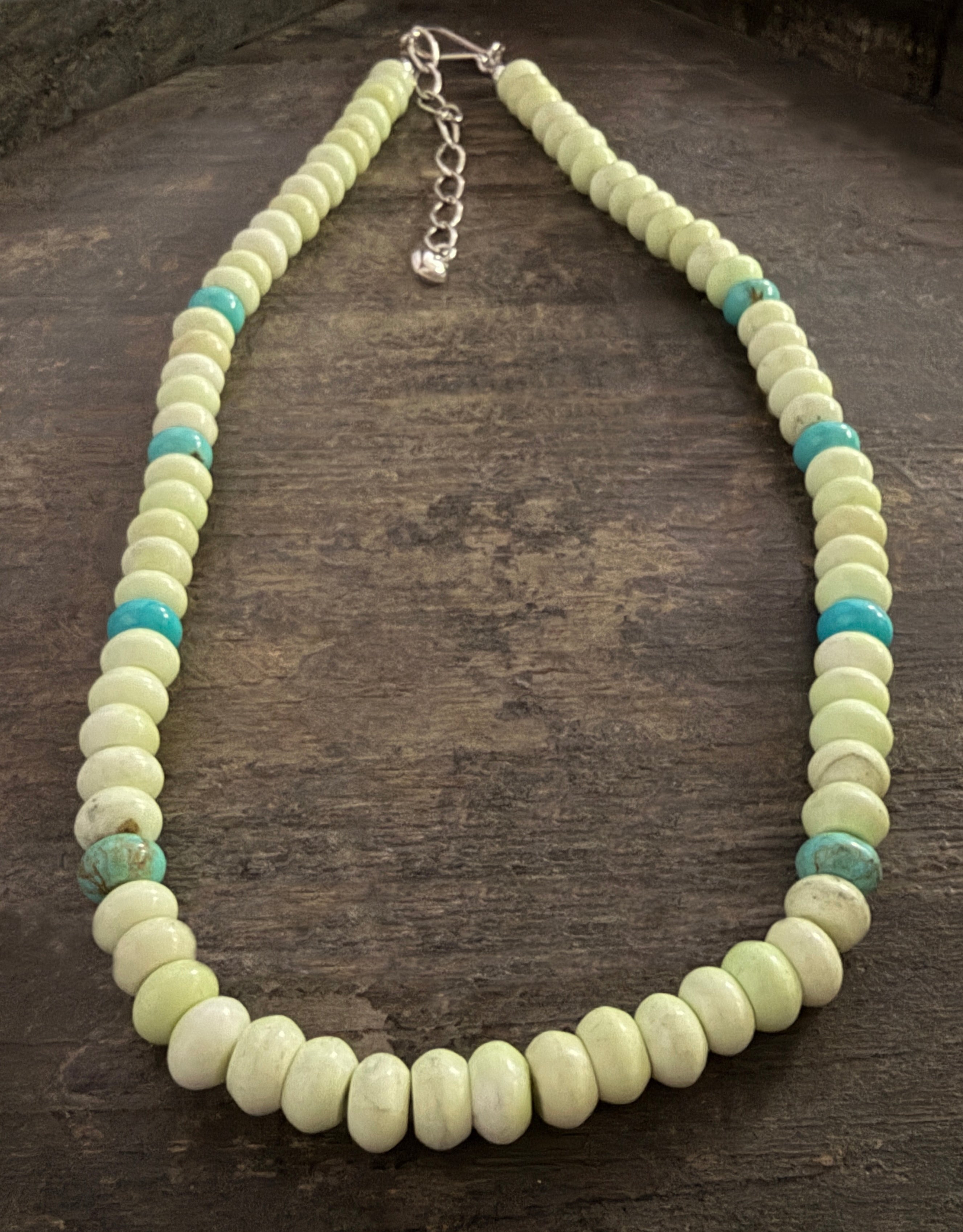 African Meadow & Chilean Turquoise Necklace