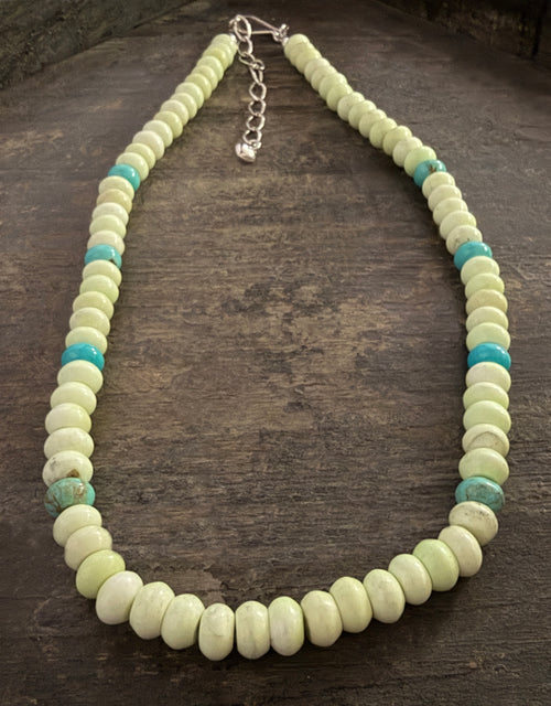 African Meadow & Chilean Turquoise Necklace