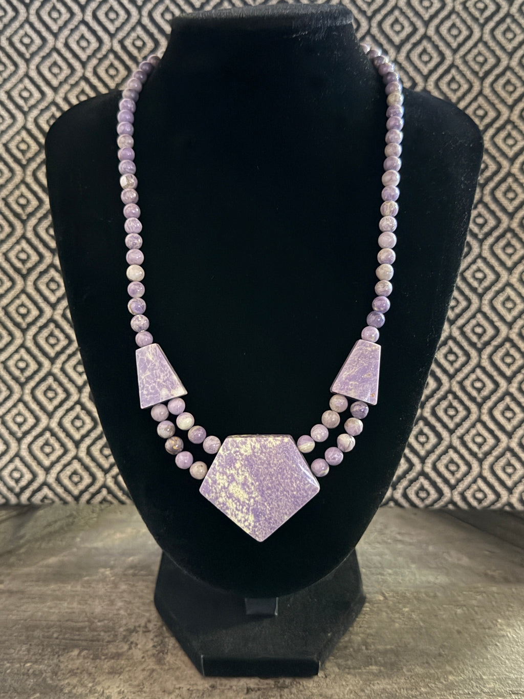 Purple Opal Necklace