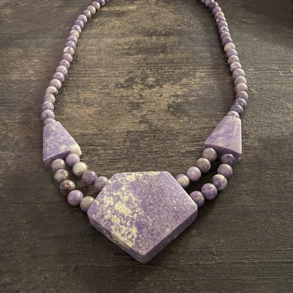 Purple Opal Necklace