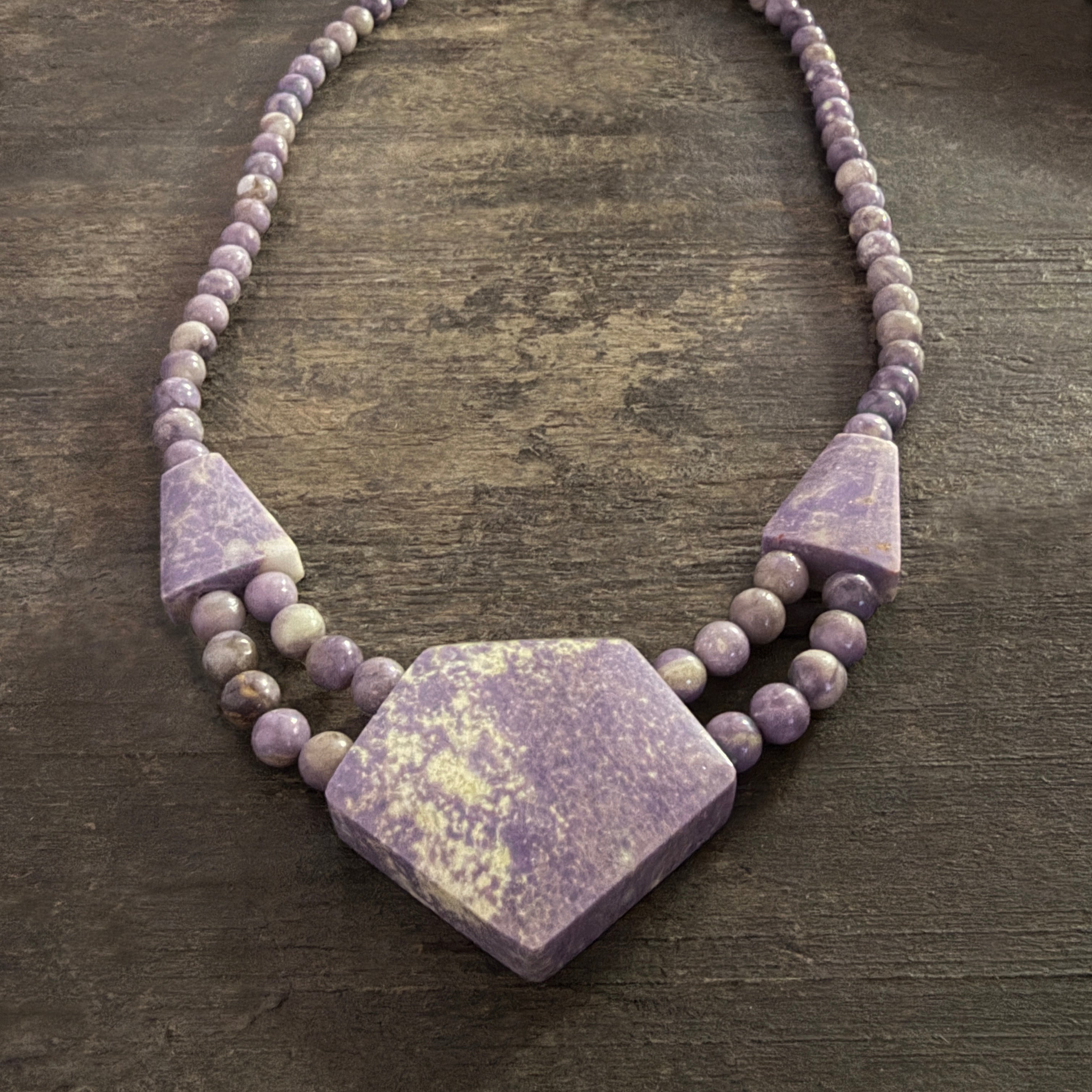 Purple Opal Necklace
