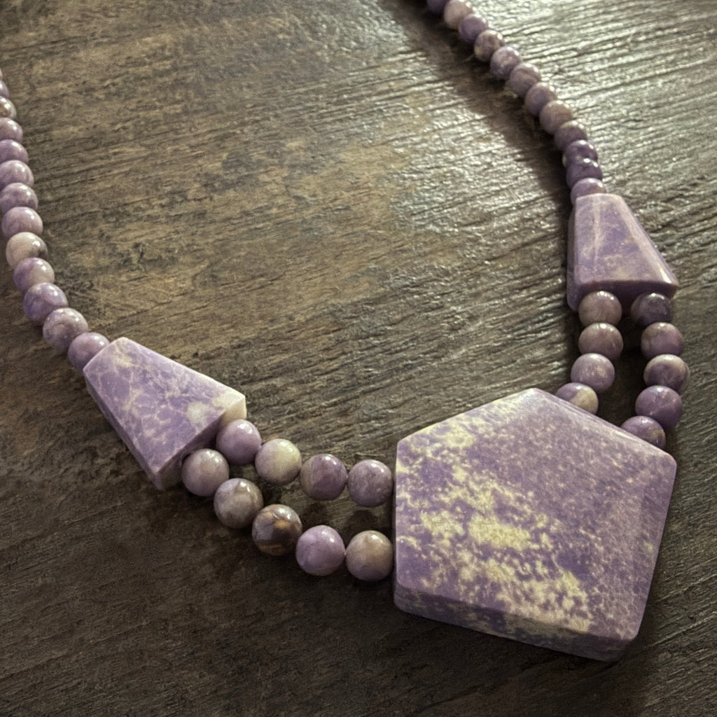 Purple Opal Necklace