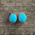 Kingman Turquoise Stud Earrings