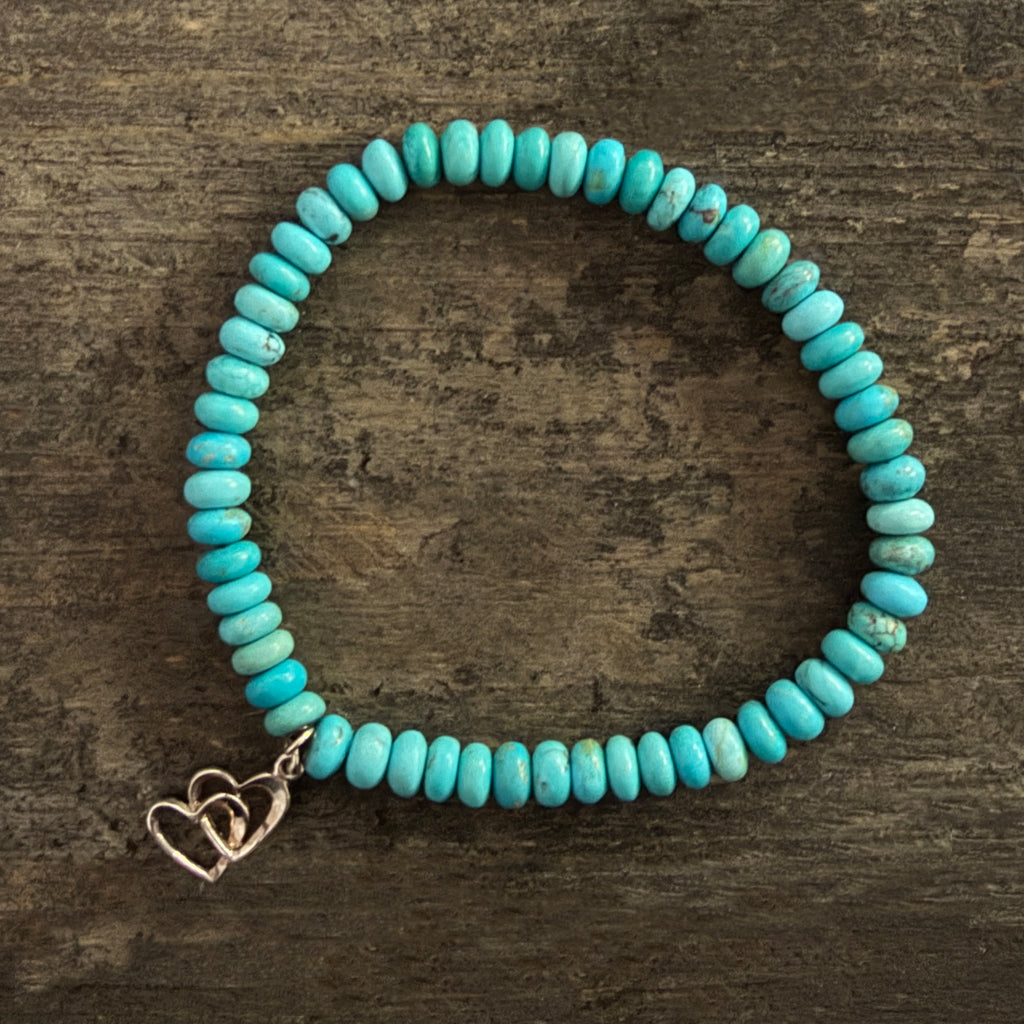Coudy Mountain Turquoise Stretch Bracelet