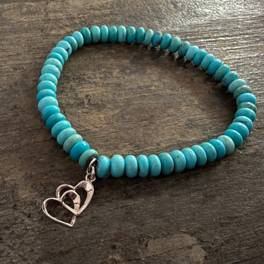 Coudy Mountain Turquoise Stretch Bracelet