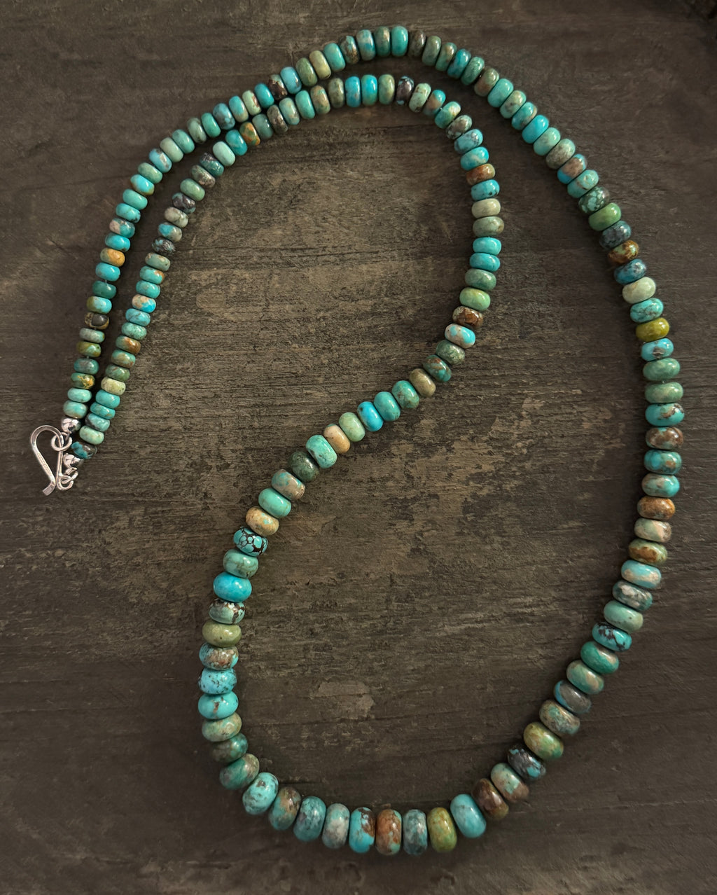 Azure Peaks Turquoise 32" Necklace