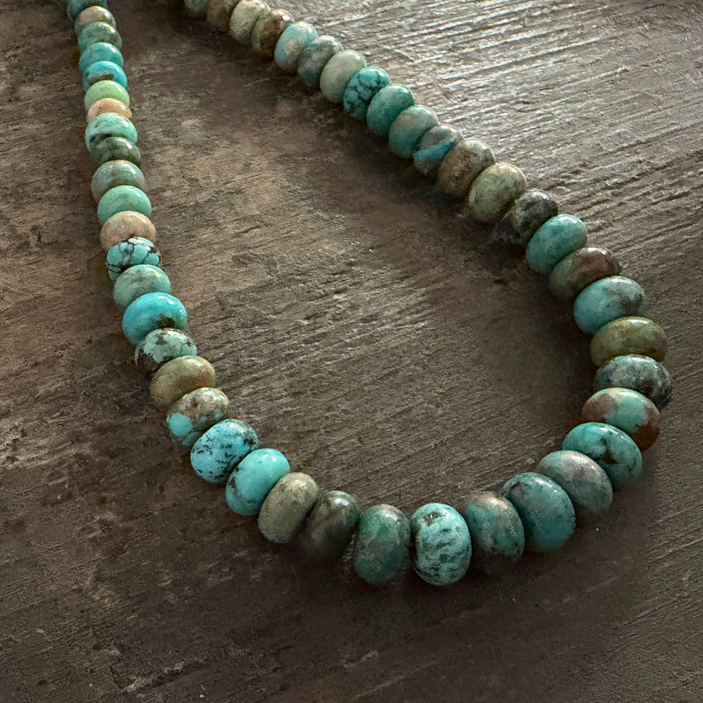 Azure Peaks Turquoise 32" Necklace