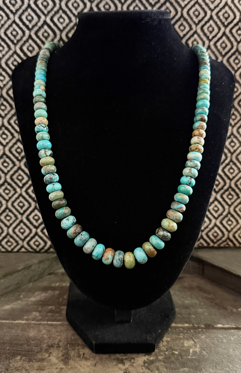 Azure Peaks Turquoise 32" Necklace