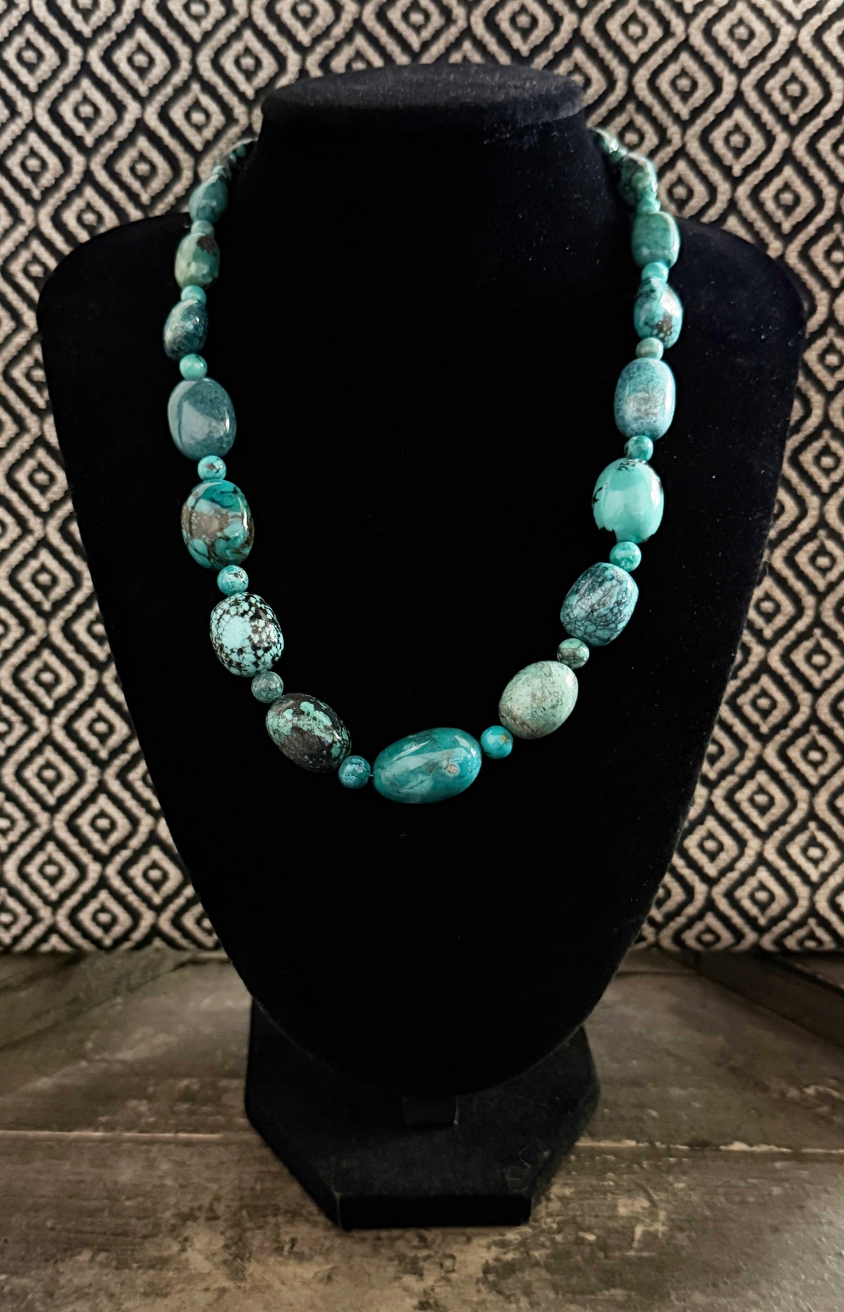 Hubei Turquoise Nugget Necklace
