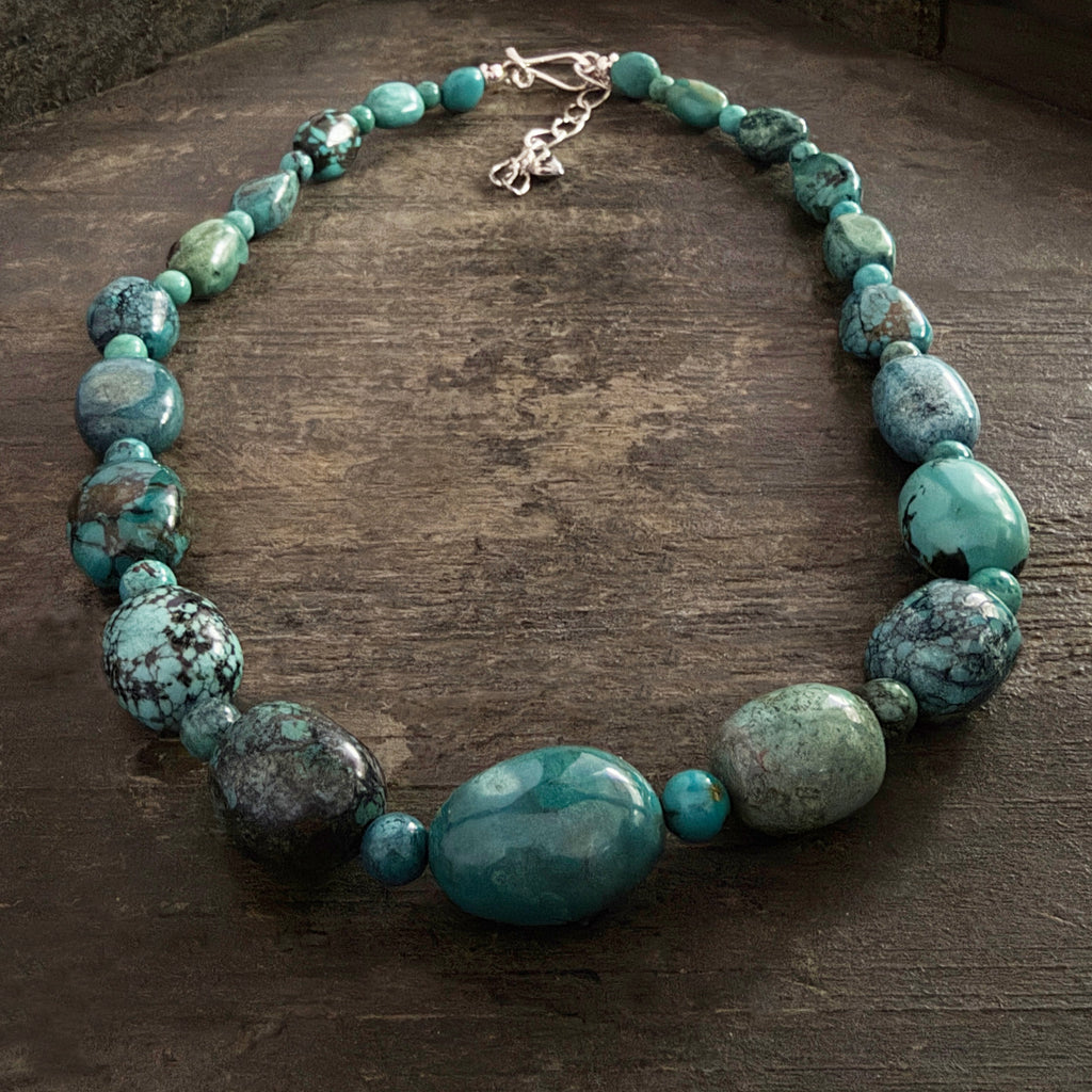 Hubei Turquoise Nugget Necklace