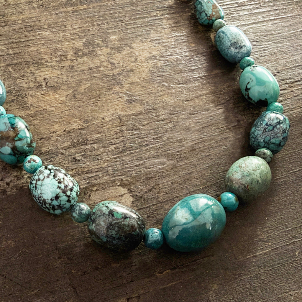 Hubei Turquoise Nugget Necklace