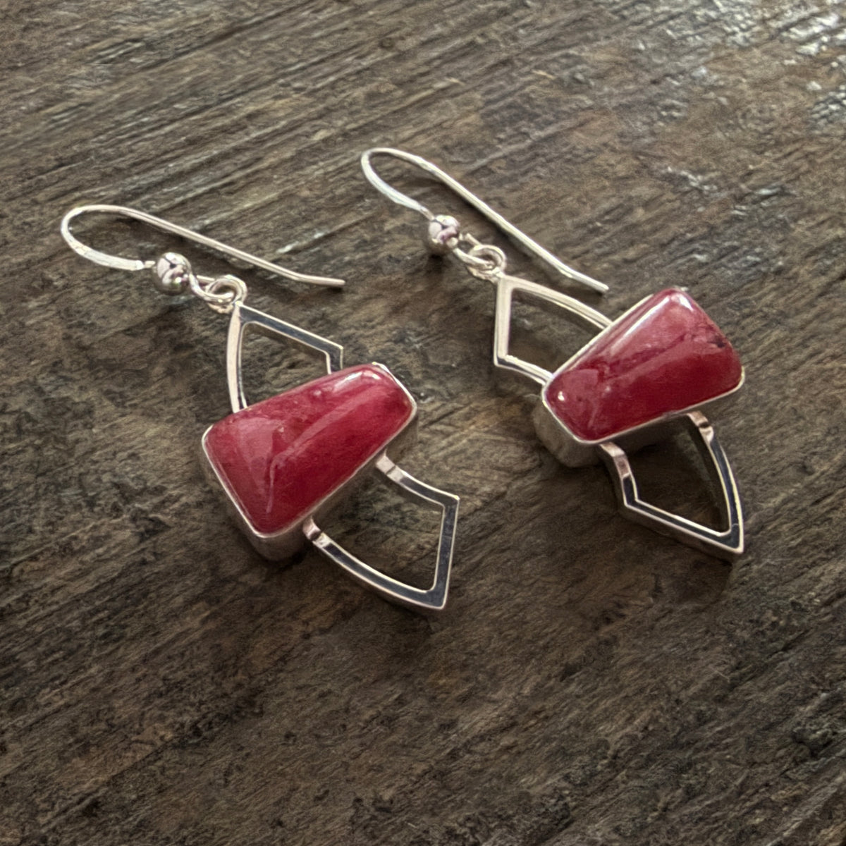Rhodonite Earrings