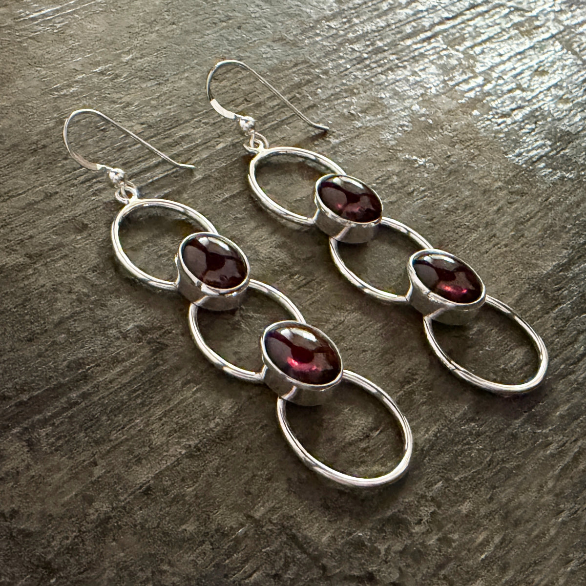Garnet Earrings