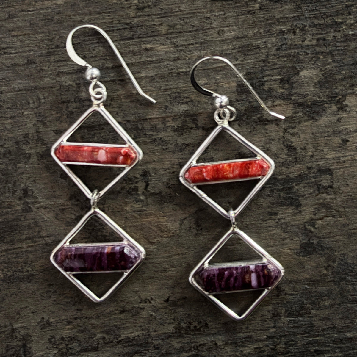 Spiny Oyster Earrings