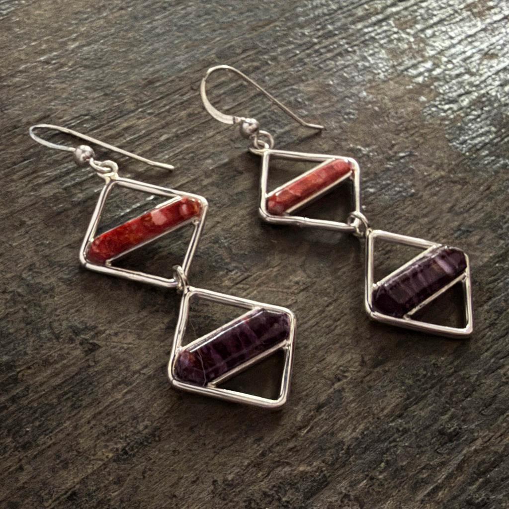 Spiny Oyster Earrings
