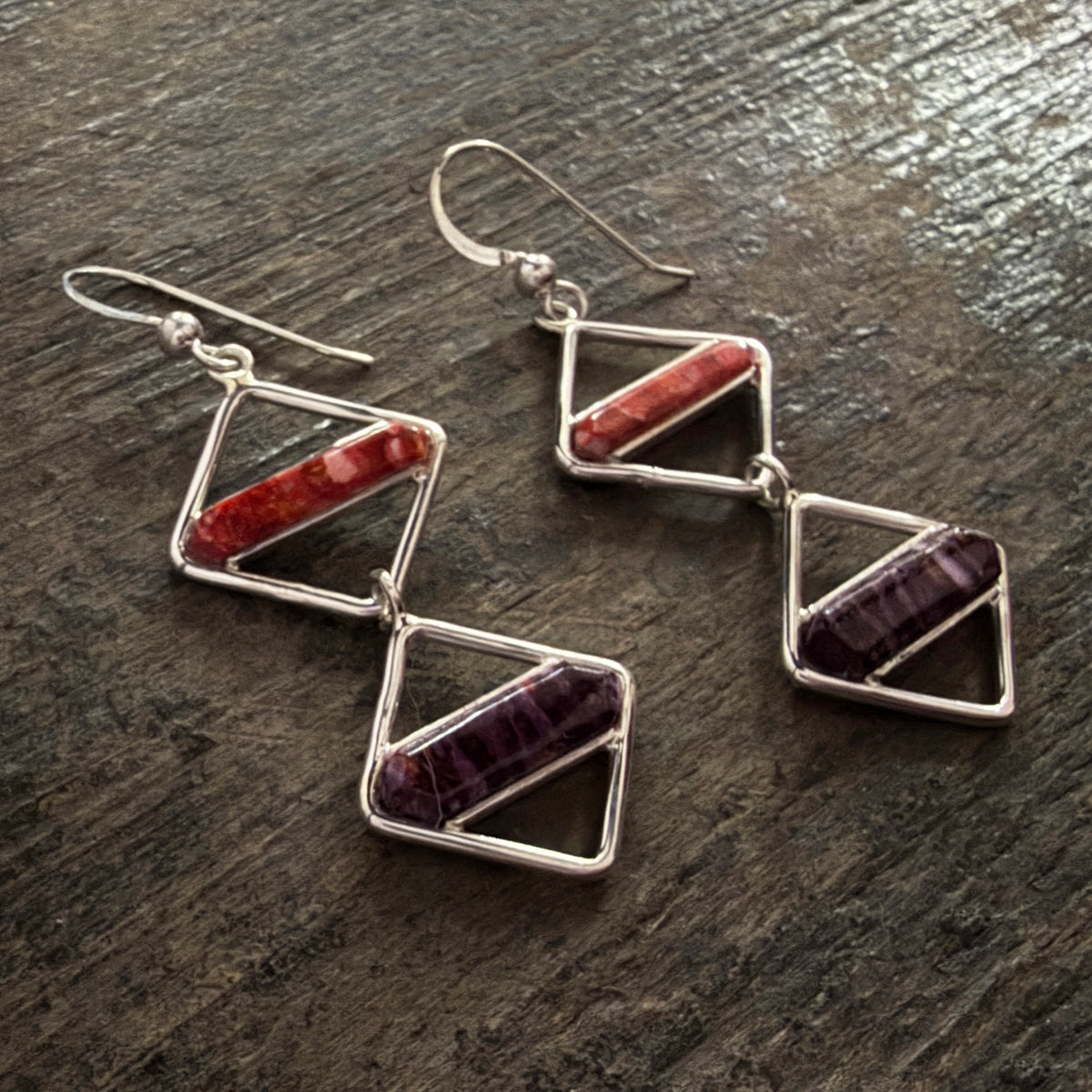 Spiny Oyster Earrings
