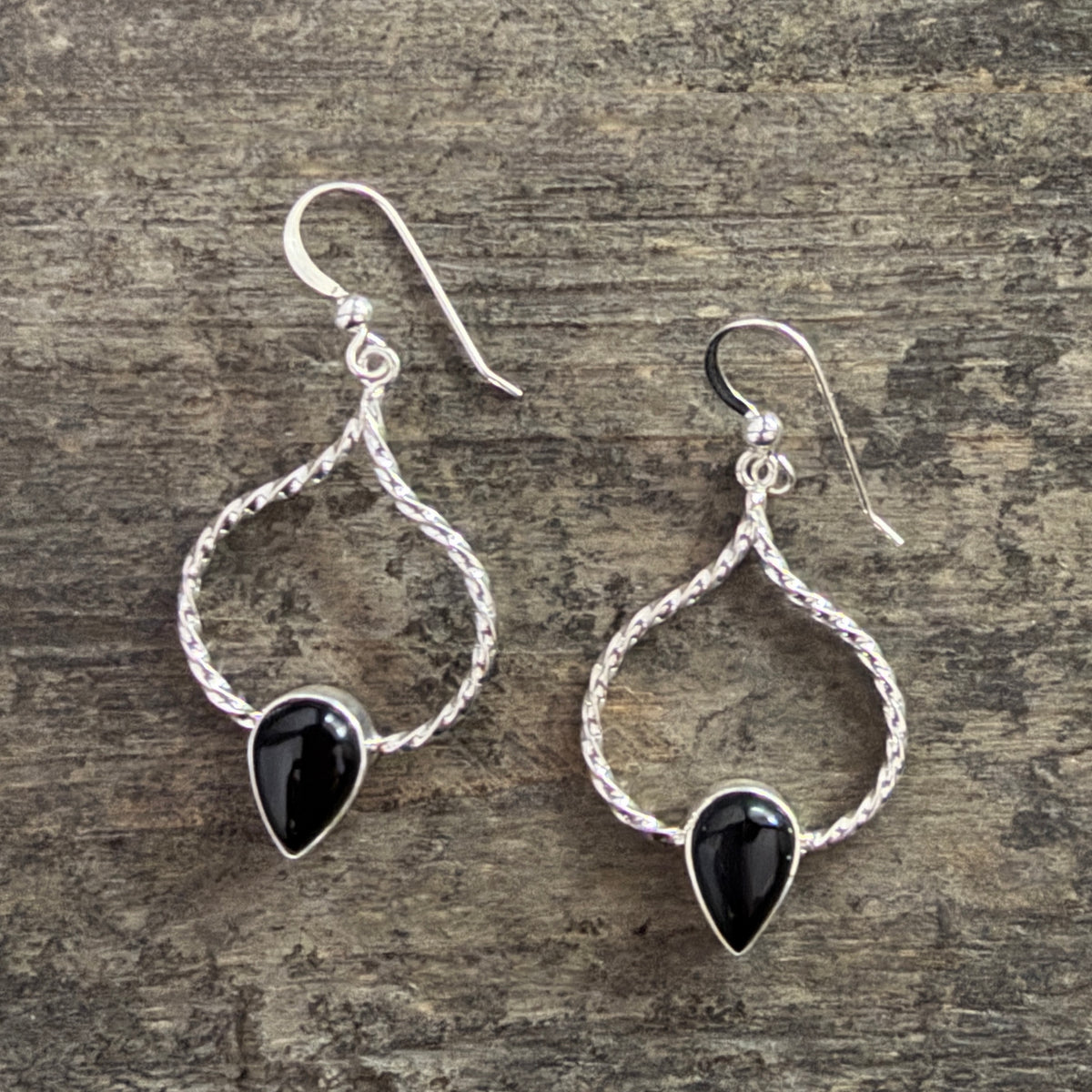 Midnight Chalcedony Earrings