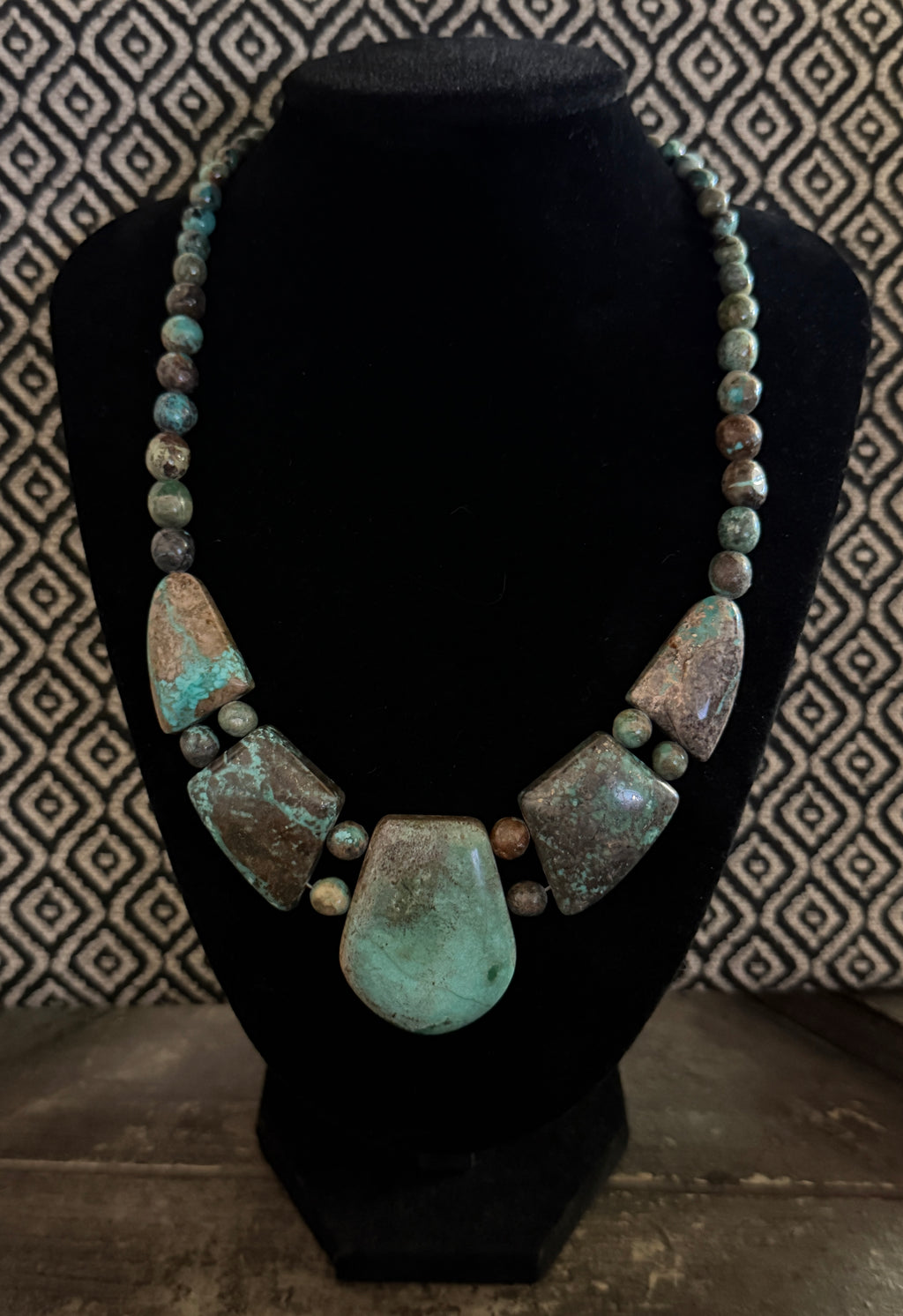 Heavenly Well Lake Turquoise Necklace