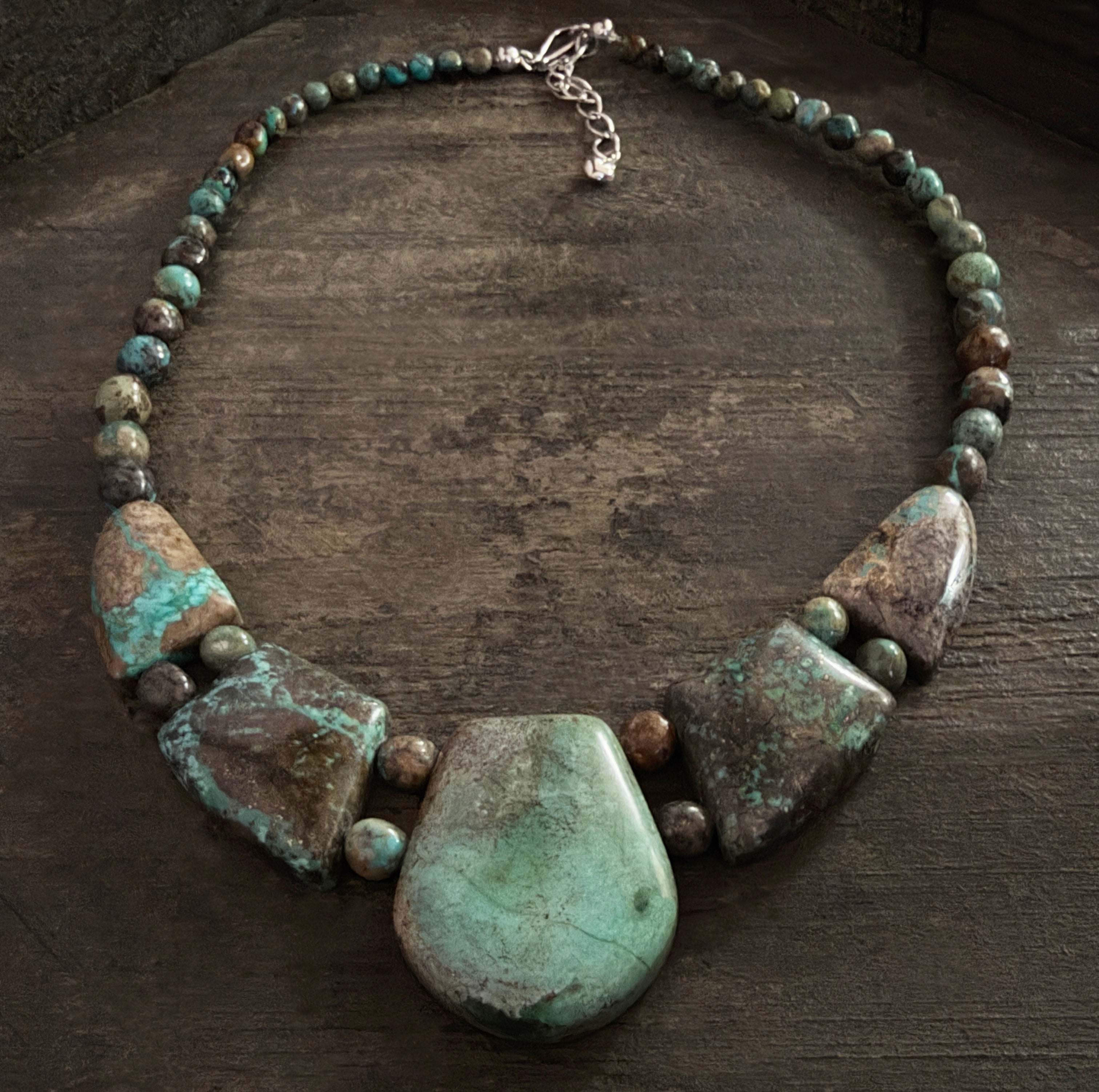 Heavenly Well Lake Turquoise Necklace