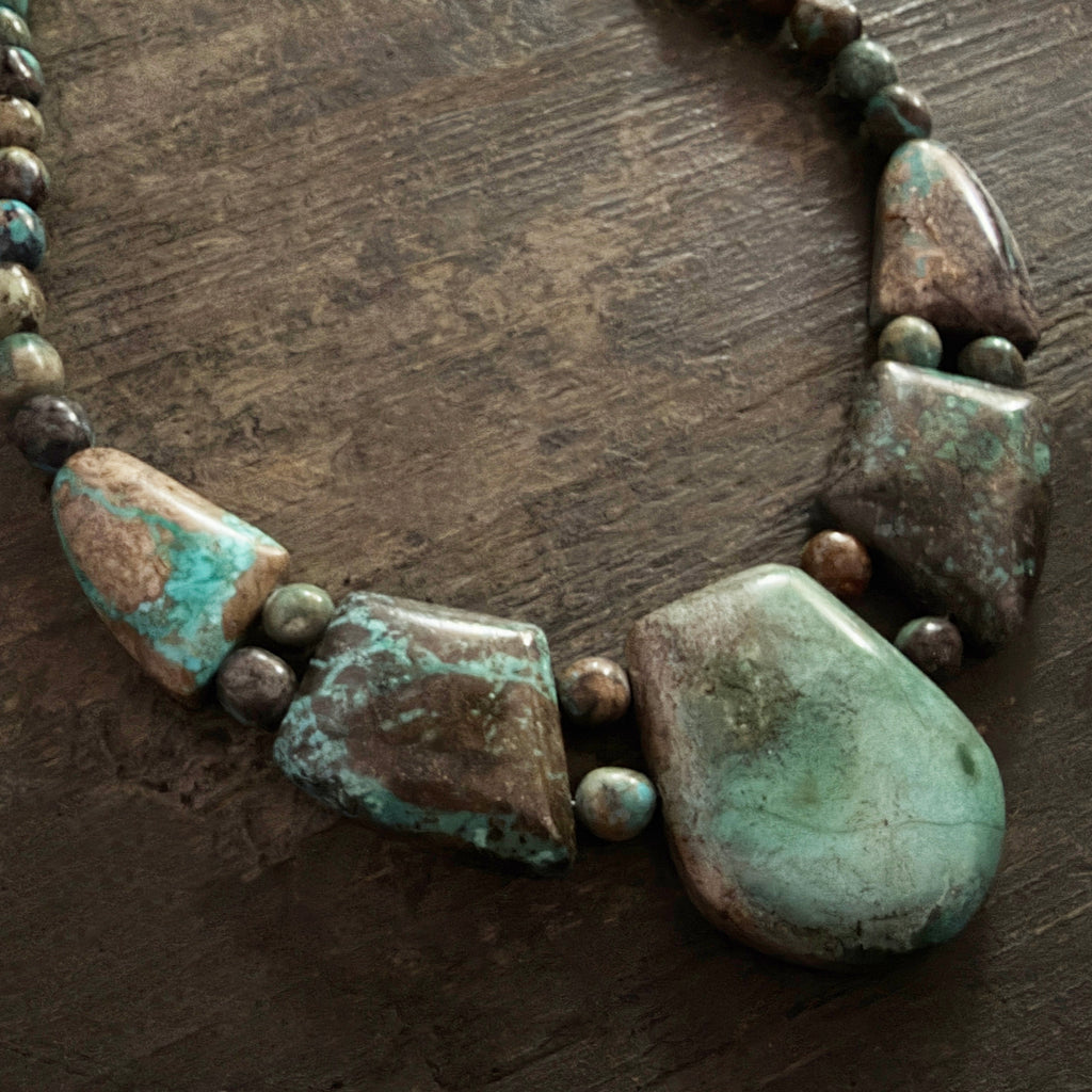 Heavenly Well Lake Turquoise Necklace